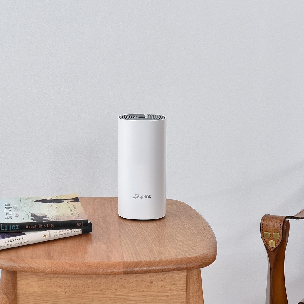 Produktbild för TP-Link Deco E4 (3-pack) Dual-band (2,4 GHz / 5 GHz) Wi-Fi 5 (802.11ac) Vit, Grå 2 Intern
