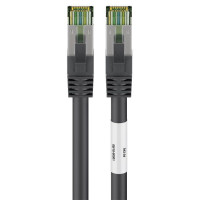 Miniatyr av produktbild för Goobay 66724 nätverkskablar Svart 5 m Cat8.1 S/FTP (S-STP)