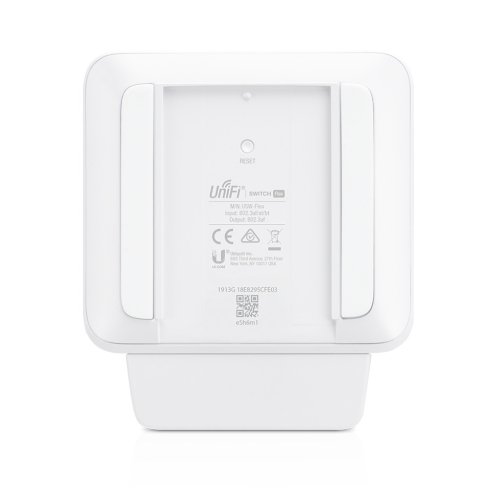 Produktbild för Ubiquiti UniFi USW‑FLEX hanterad L2 Gigabit Ethernet (10/100/1000) Strömförsörjning via Ethernet (PoE) stöd Vit