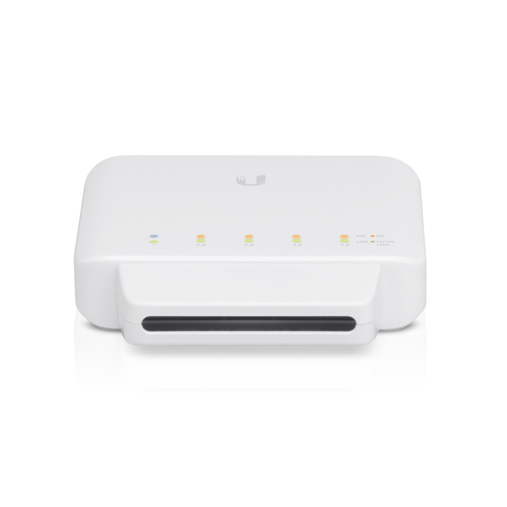 Produktbild för Ubiquiti UniFi USW‑FLEX hanterad L2 Gigabit Ethernet (10/100/1000) Strömförsörjning via Ethernet (PoE) stöd Vit