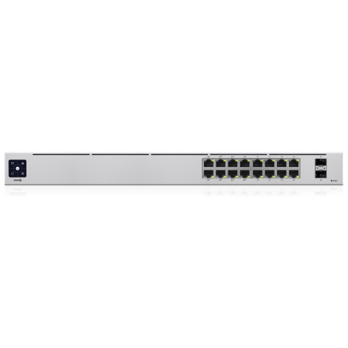 Ubiquiti Networks Ubiquiti UniFi 16-Port PoE hanterad L2/L3 Gigabit Ethernet (10/100/1000) Strömförsörjning via Ethernet (PoE) stöd 1U Silver