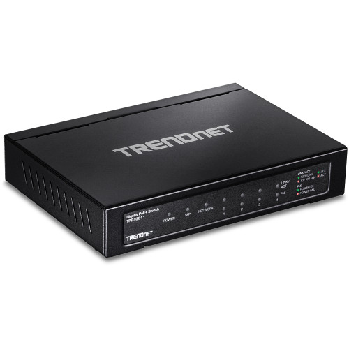 TRENDnet Trendnet TPE-TG611 nätverksswitchar Gigabit Ethernet (10/100/1000) Strömförsörjning via Ethernet (PoE) stöd Svart