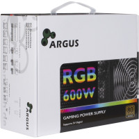 Produktbild för Inter-Tech Argus RGB-600W II strömförsörjningsenheter 20+4 pin ATX ATX Svart