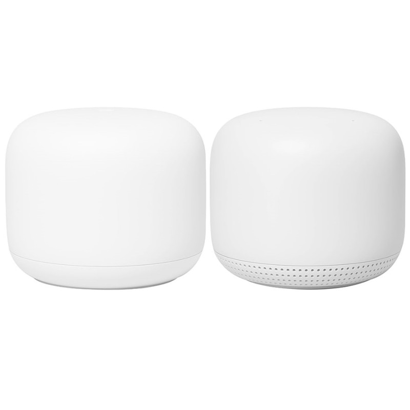 Produktbild för Google Nest Wifi trådlös router Gigabit Ethernet Dual-band (2,4 GHz / 5 GHz) Vit