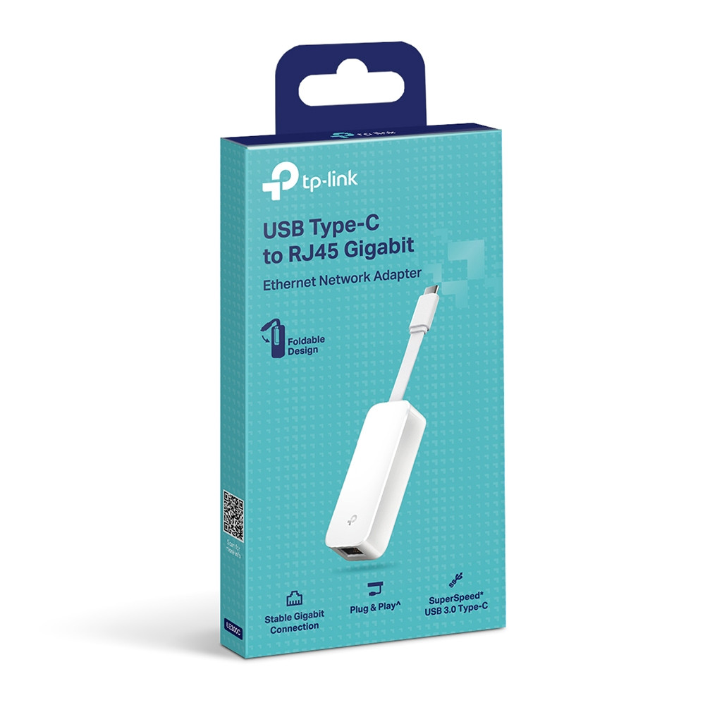 Produktbild för TP-Link UE300C nätverkskort Ethernet 1000 Mbit/s
