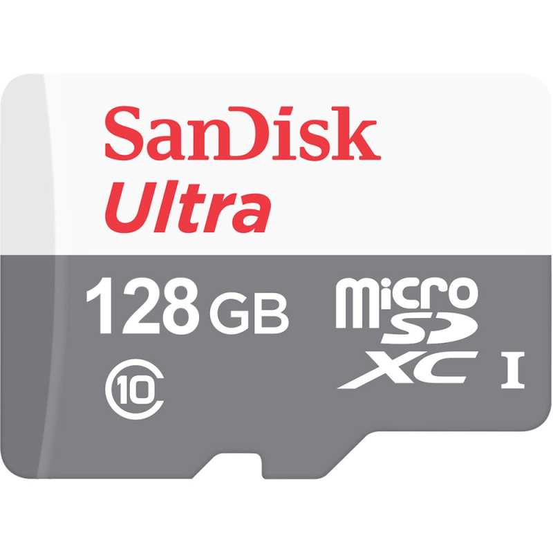 Produktbild för SanDisk Ultra 128 GB MicroSDXC Klass 10