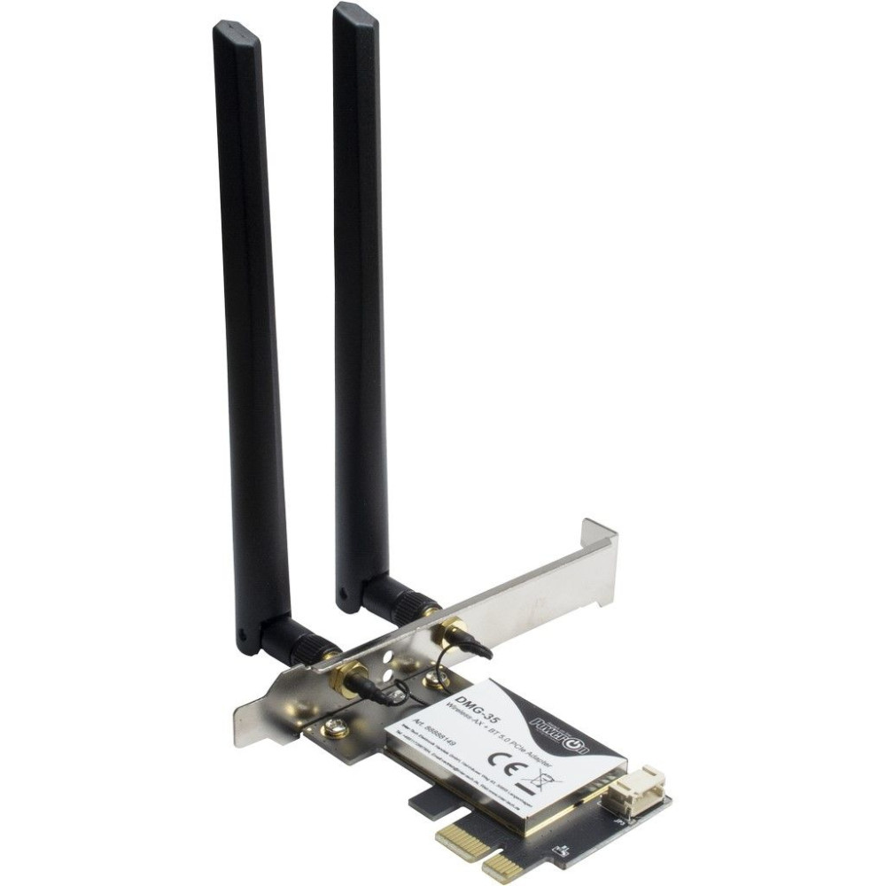 Produktbild för Inter-Tech DMG-35 Intern WLAN / Bluetooth 3000 Mbit/s