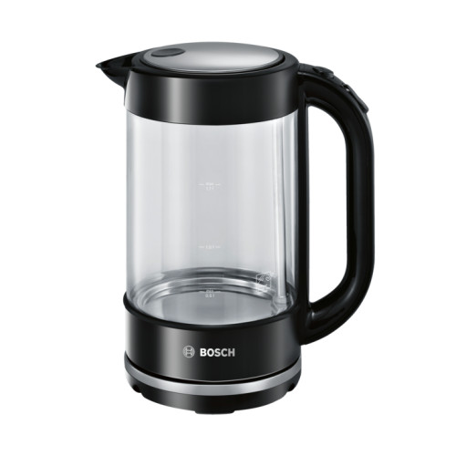 Bosch Group Bosch TWK70B03 vattenkokare 1,7 l 2400 W Svart, Transparent