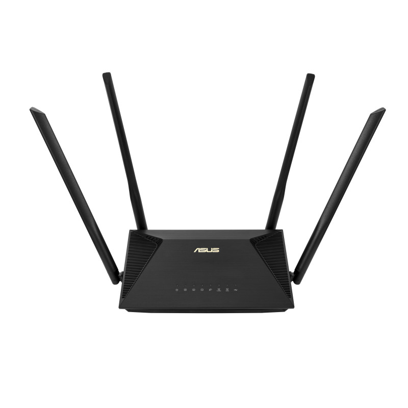 Produktbild för ASUS RT-AX53U trådlös router Gigabit Ethernet Dual-band (2,4 GHz / 5 GHz) Svart