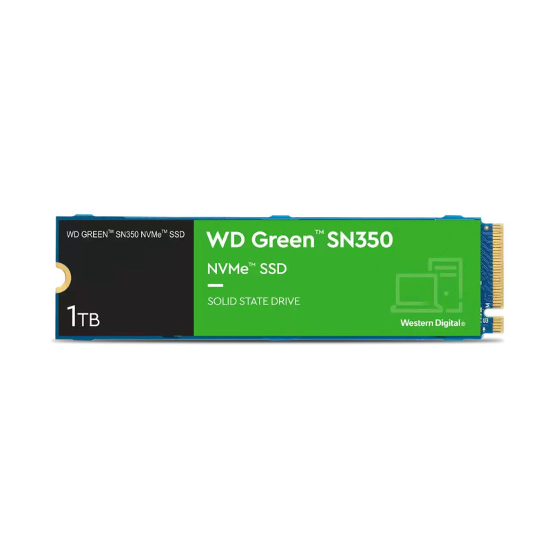 Produktbild för Western Digital Green WDS100T3G0C SSD-hårddisk M.2 1 TB PCI Express QLC NVMe