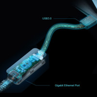 Produktbild för TP-Link UE306 nätverkskort Ethernet 1000 Mbit/s