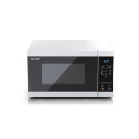 Produktbild för Sharp YC-MS02E-W mikrovågsugn Bänkdiskmaskin Enbart mikrovågsugn 20 l 800 W Svart, Vit