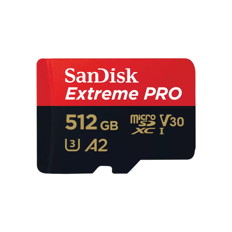 Produktbild för SanDisk Extreme PRO 512 GB MicroSDXC UHS-I Klass 10