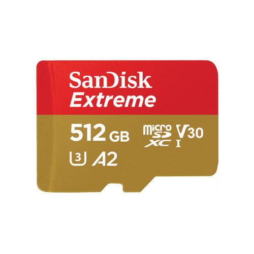 SANDISK SanDisk Extreme 512 GB MicroSDHC UHS-I Klass 10