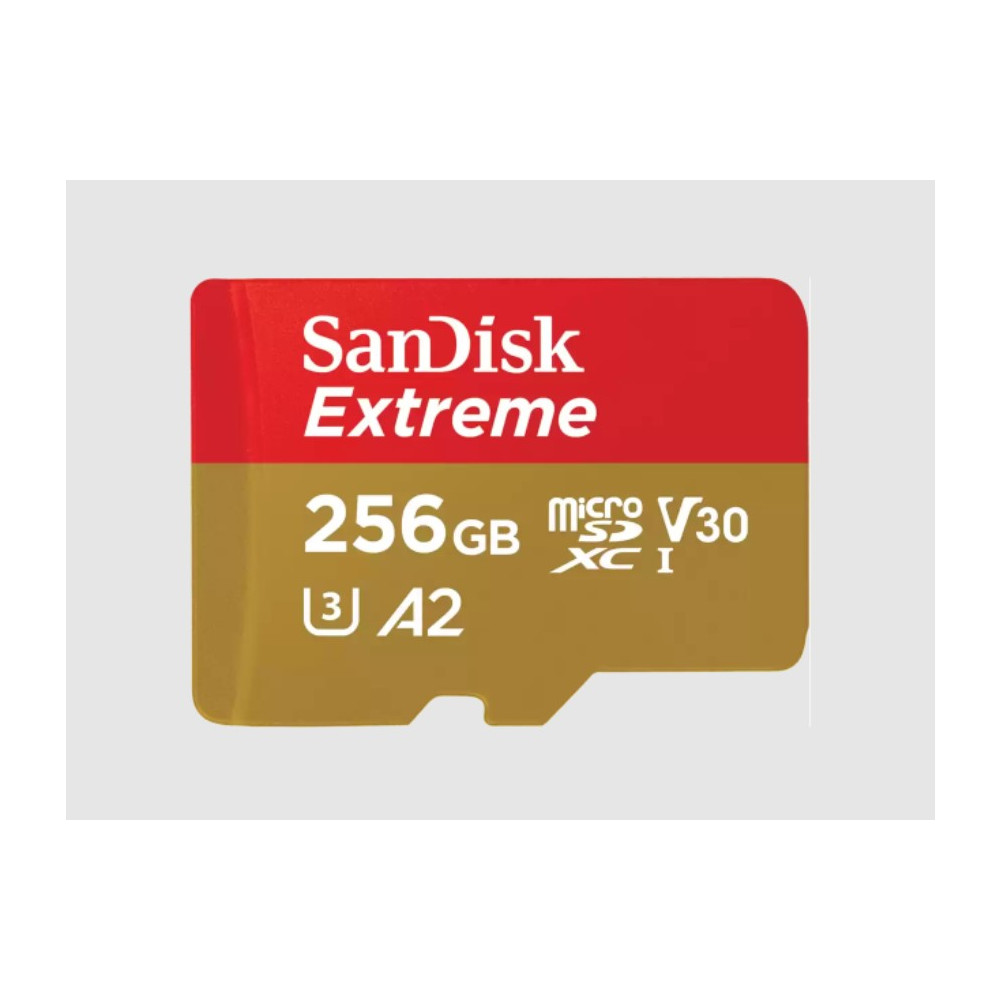 Produktbild för SanDisk Extreme 256 GB MicroSDXC UHS-I Klass 3
