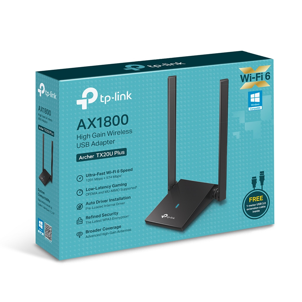Produktbild för TP-Link Archer TX20U Plus WLAN 1800 Mbit/s
