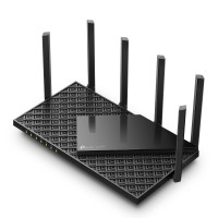 Produktbild för TP-Link Archer AXE75 trådlös router Gigabit Ethernet Triband (2,4 GHz/5 GHz/6 GHz) Svart