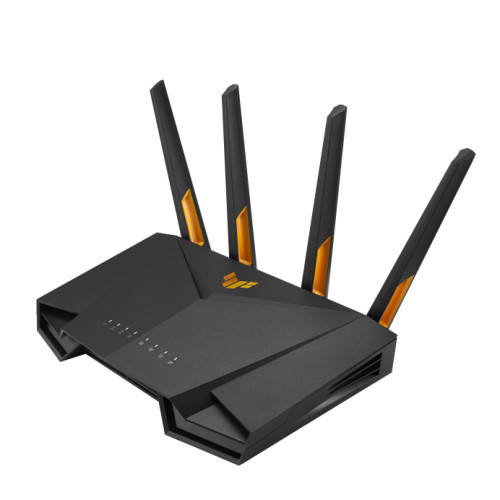 ASUSTeK COMPUTER ASUS TUF Gaming AX3000 V2 trådlös router Gigabit Ethernet Dual-band (2,4 GHz / 5 GHz) Svart, Orange