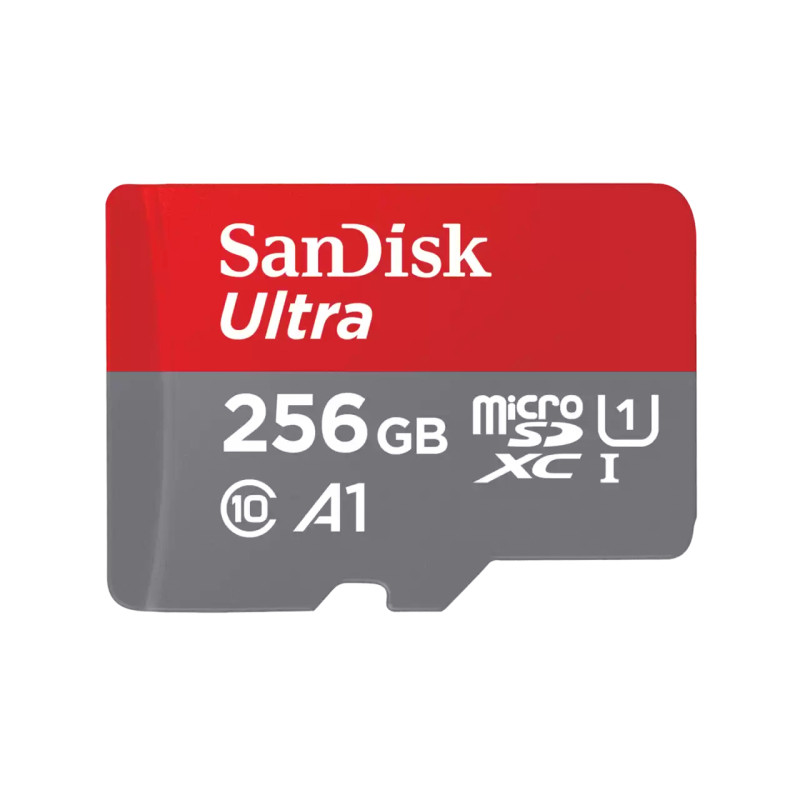 Produktbild för SanDisk Ultra 256 GB MicroSDXC UHS-I Klass 10