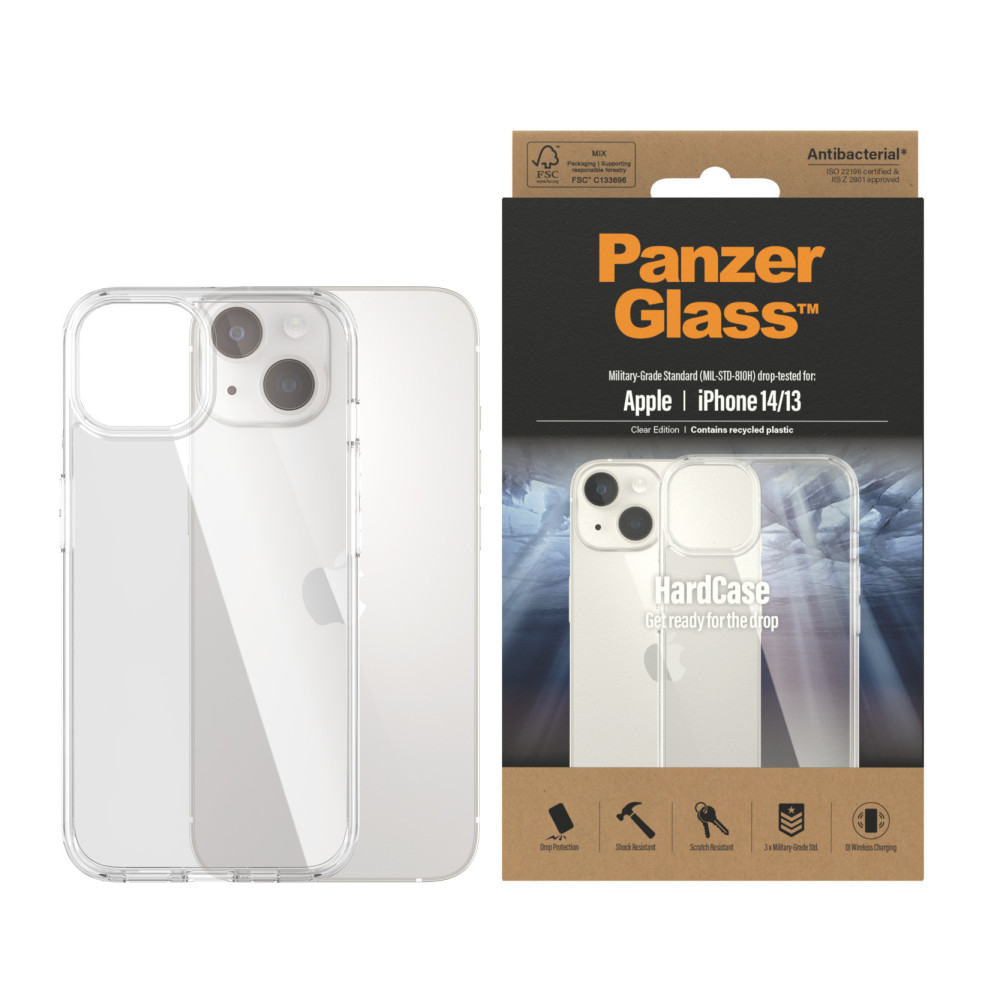 Produktbild för PanzerGlass HardCase mobiltelefonfodral 15,5 cm (6.1") Omslag Transparent