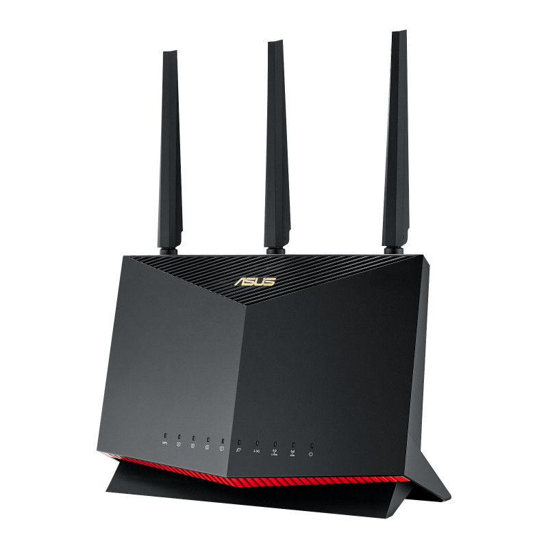 Produktbild för ASUS RT-AX86U Pro trådlös router Gigabit Ethernet Dual-band (2,4 GHz / 5 GHz) Svart