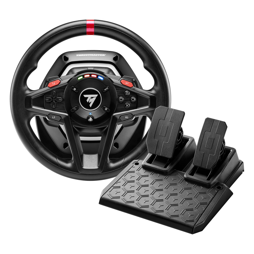 Produktbild för Thrustmaster T128 Svart USB Ratt + Pedaler Analog PC, PlayStation 4, PlayStation 5