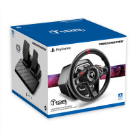 Produktbild för Thrustmaster T128 Svart USB Ratt + Pedaler Analog PC, PlayStation 4, PlayStation 5