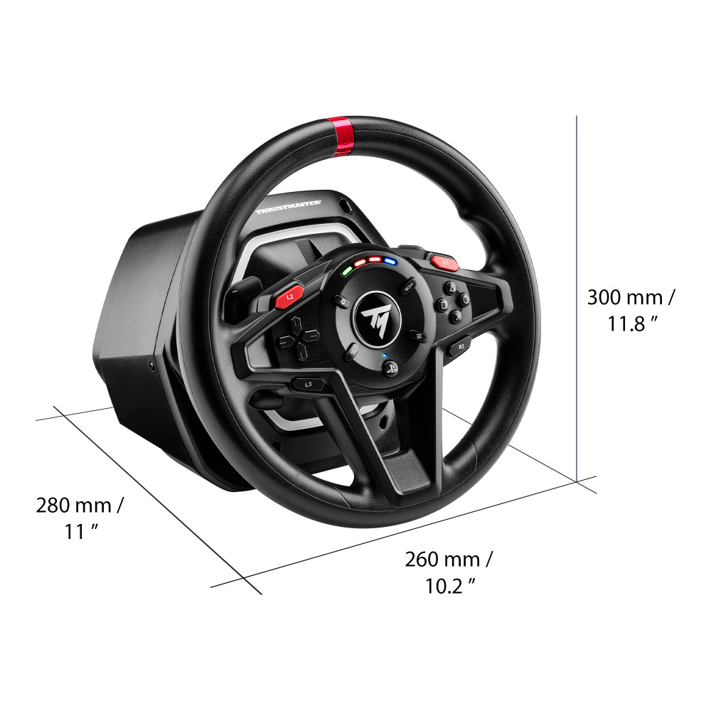 Produktbild för Thrustmaster T128 Svart USB Ratt + Pedaler Analog PC, PlayStation 4, PlayStation 5