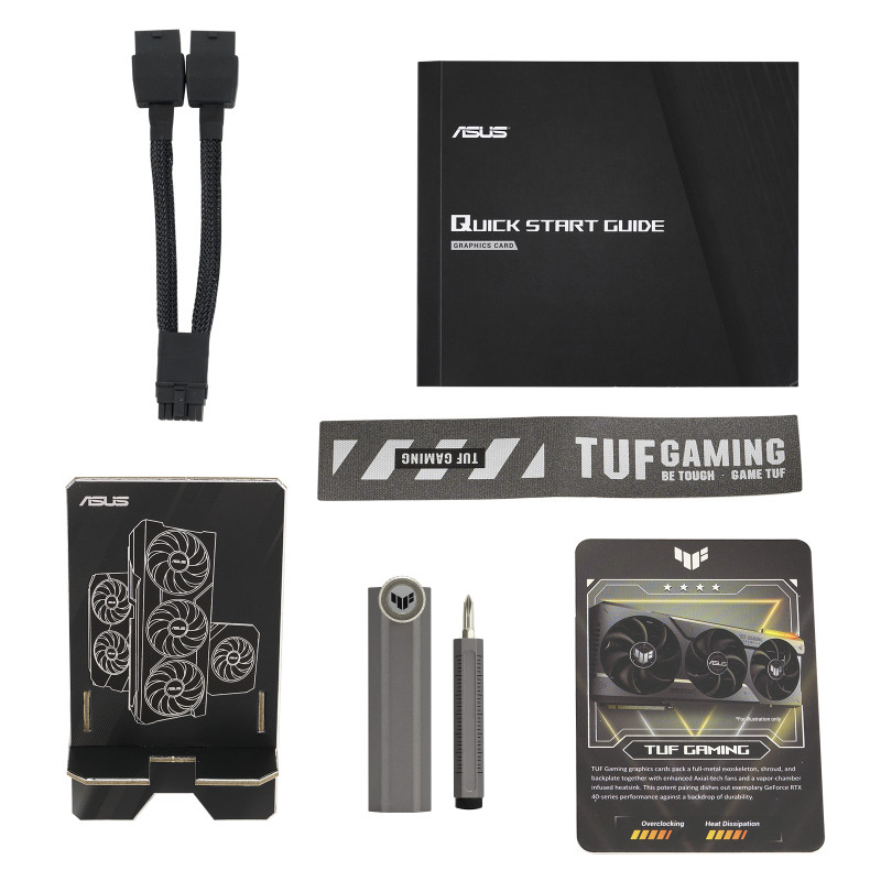 Produktbild för ASUS TUF Gaming TUF-RTX4070TI-O12G-GAMING NVIDIA GeForce RTX 4070 Ti 12 GB GDDR6X