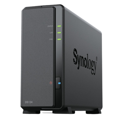 Synology Synology DiskStation DS124 NAS- & lagringsservrar Skrivbord Nätverksansluten (Ethernet) Svart RTD1619B