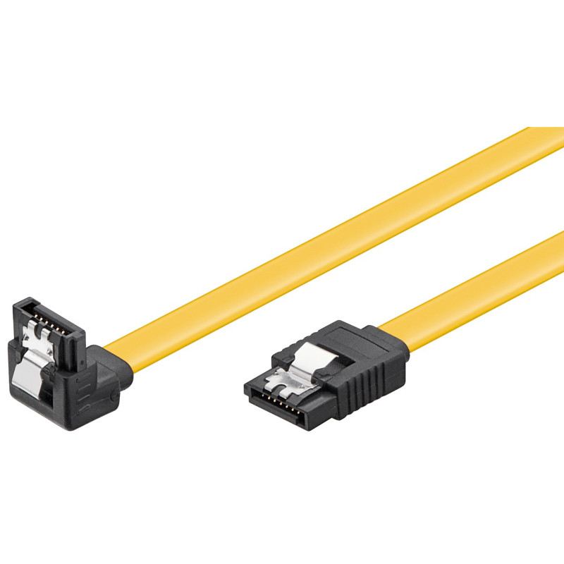 Produktbild för Goobay 95018 SATA-kablar 0,3 m SATA 7-pin Gul