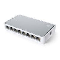 Produktbild för TP-Link TL-SF1008D nätverksswitchar Ohanterad Fast Ethernet (10/100) Vit