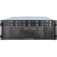 Produktbild för Inter-Tech 4U-4408 Ställning Svart, Silver