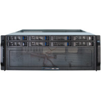 Produktbild för Inter-Tech 4U-4408 Ställning Svart, Silver