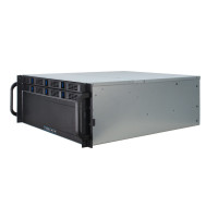 Produktbild för Inter-Tech 4U-4408 Ställning Svart, Silver