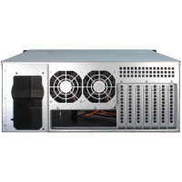 Produktbild för Inter-Tech 4U-4408 Ställning Svart, Silver