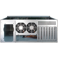 Produktbild för Inter-Tech 4U-4408 Ställning Svart, Silver