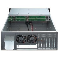 Produktbild för Inter-Tech 4U-4408 Ställning Svart, Silver