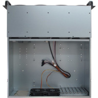Produktbild för Inter-Tech 4U-4408 Ställning Svart, Silver