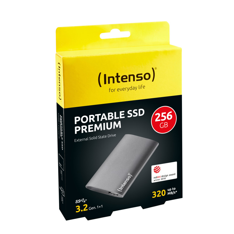 Produktbild för Intenso 256GB Premium Antracit