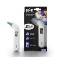 Produktbild för Braun ThermoScan 3 Kontakt Vit Öra