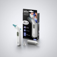 Produktbild för Braun ThermoScan 3 Kontakt Vit Öra
