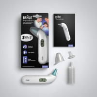 Produktbild för Braun ThermoScan 3 Kontakt Vit Öra