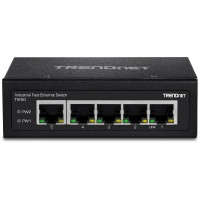 Produktbild för Trendnet TI-E50 nätverksswitchar Ohanterad Fast Ethernet (10/100) Svart