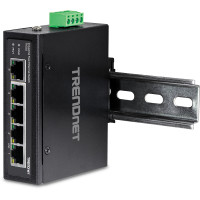 Produktbild för Trendnet TI-E50 nätverksswitchar Ohanterad Fast Ethernet (10/100) Svart