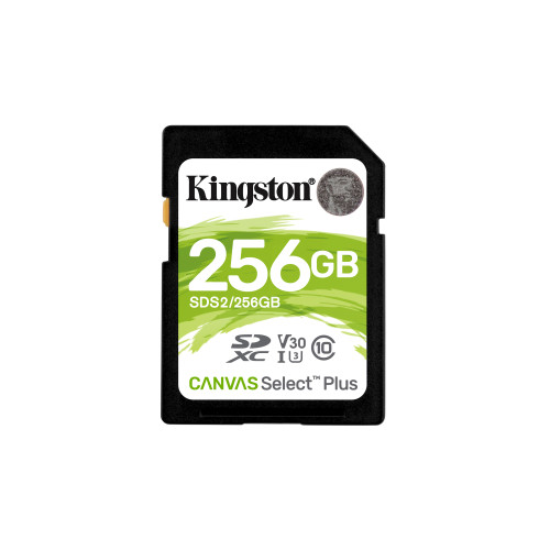 Kingston Technology Kingston Technology Canvas Select Plus 256 GB SDXC UHS-I Klass 10