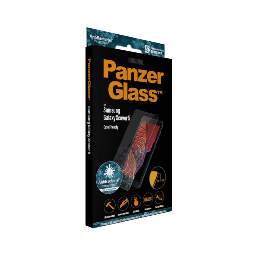 Produktbild för PanzerGlass 7267 skärm- och baksidesskydd till mobiltelefon Genomskinligt skärmskydd Samsung 1 styck