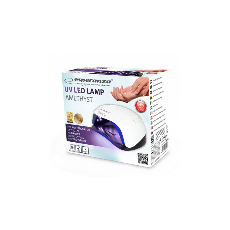 Produktbild för Esperanza EBN005 nagellacksfönar 54 W UV + LED
