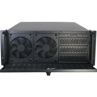 Produktbild för Inter-Tech IPC 4U-4129L Ställning Metallisk, Silver