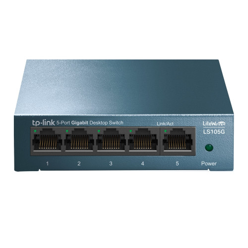 TP-LINK Technologies TP-Link LS105G Ohanterad Gigabit Ethernet (10/100/1000) Blå